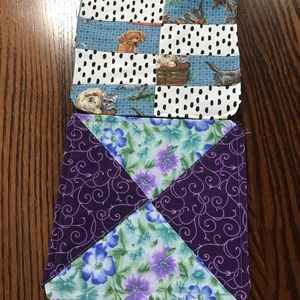 Hot pads and a handle cover